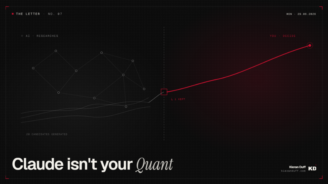 Claude Isn't Your Quant cover image