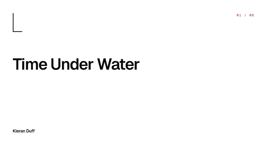 Time under water